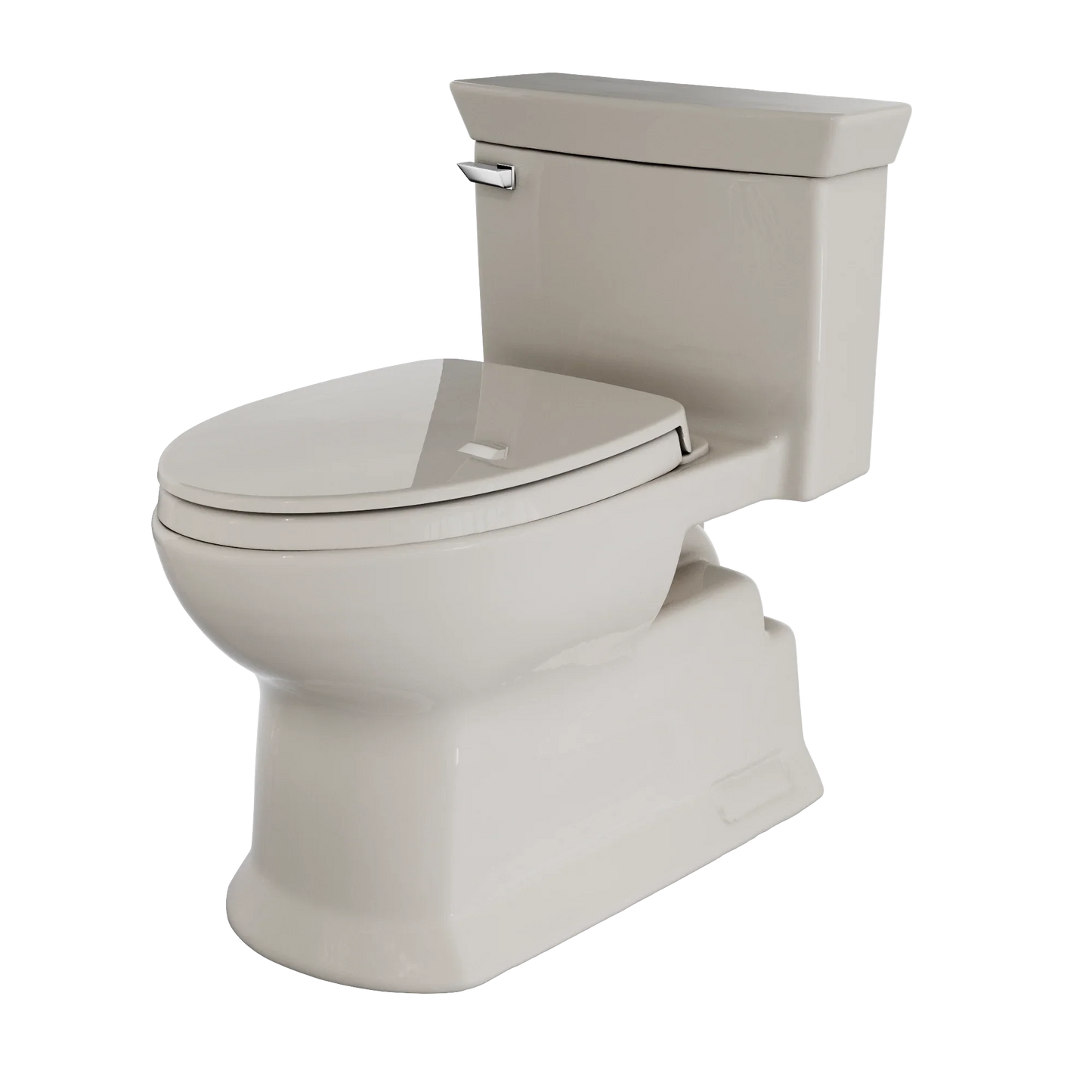 TOTO Soirée Elongated 1.28 GPF One-Piece Toilet, Universal Height, Washlet+ Connection