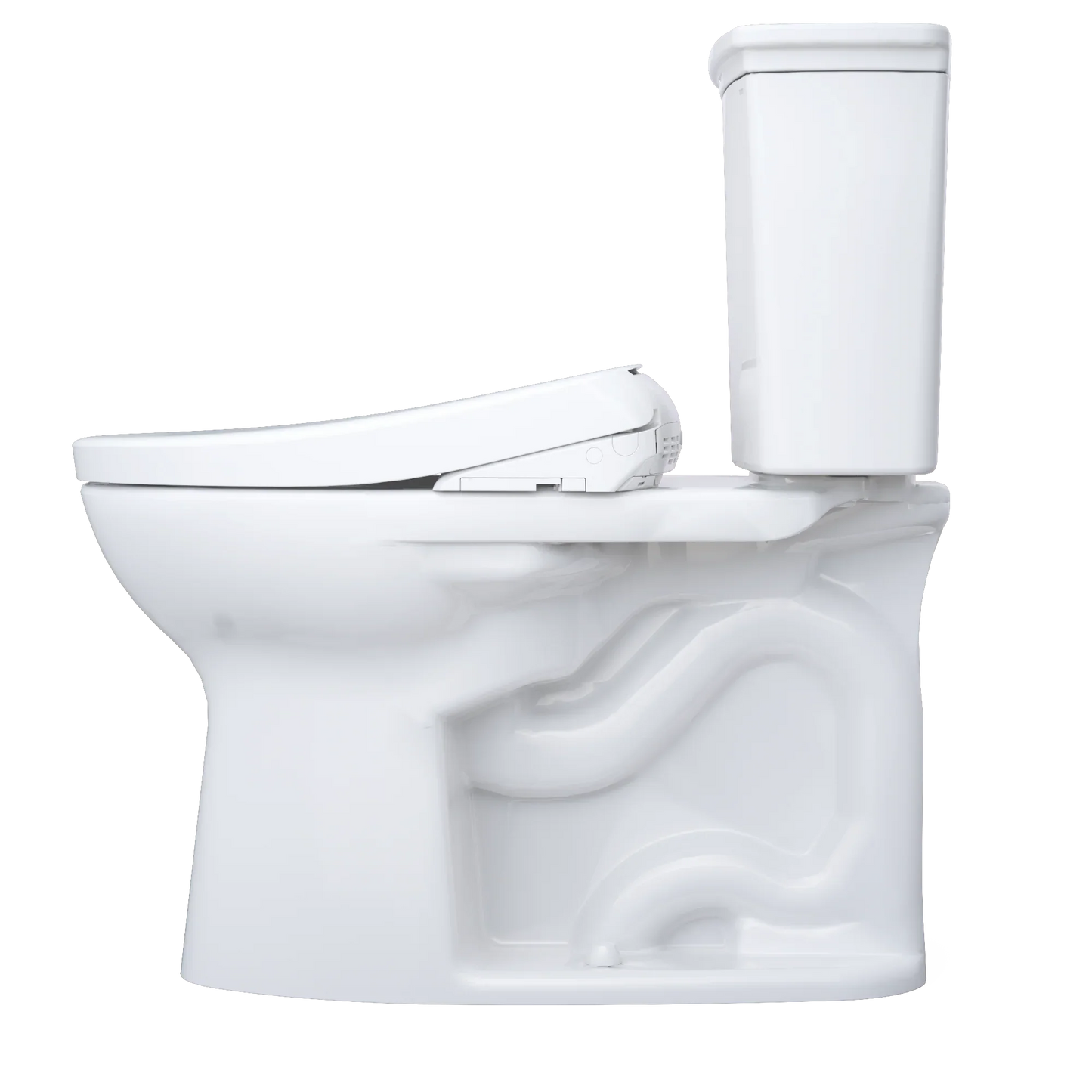 TOTO Drake Transitional Washlet+ S7 Two-Piece Toilet 1.28 GPF Universal Height