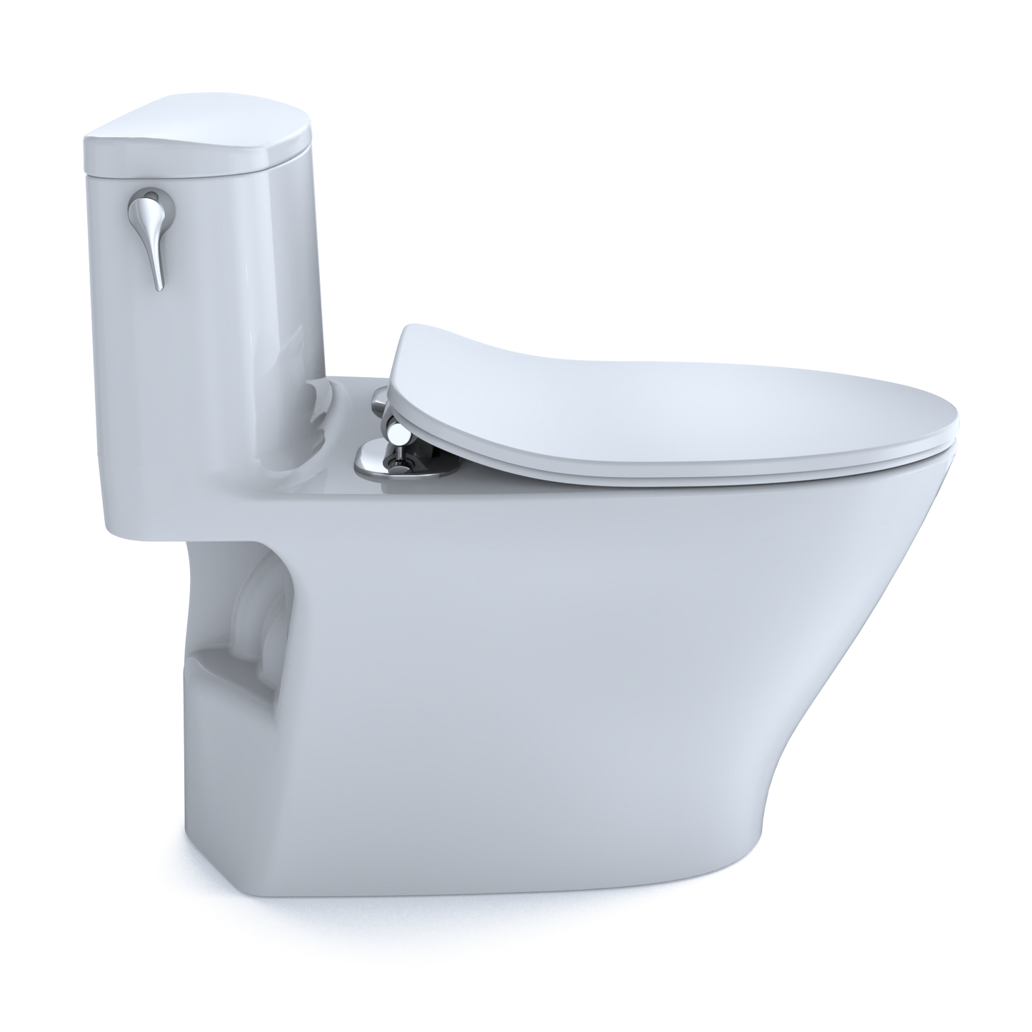 TOTO Nexus Elongated One-Piece Toilet 1.28 GPF, Universal Height, Washlet+ Connection, Slim Seat