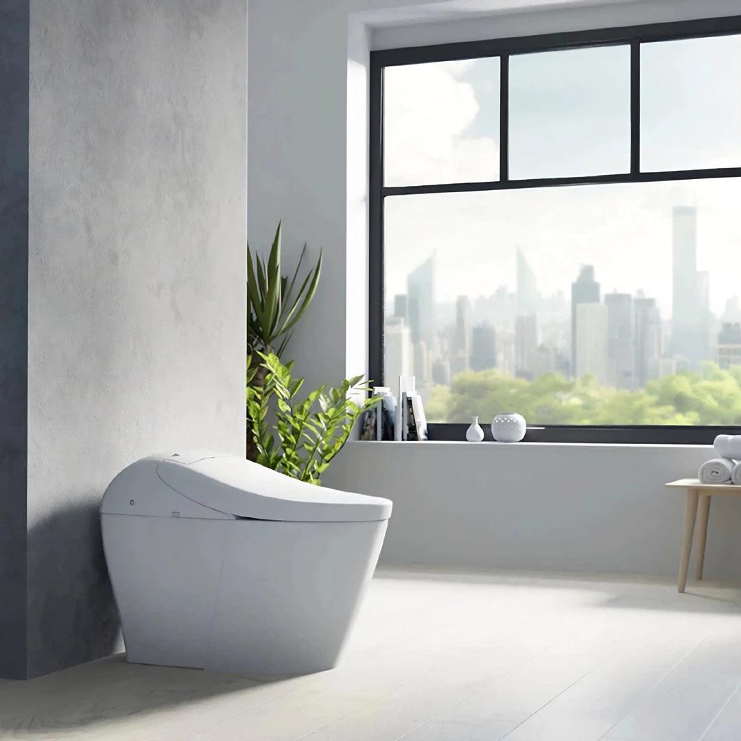 TOTO WASHLET+ G5A integrated smart toilet in a modern bathroom