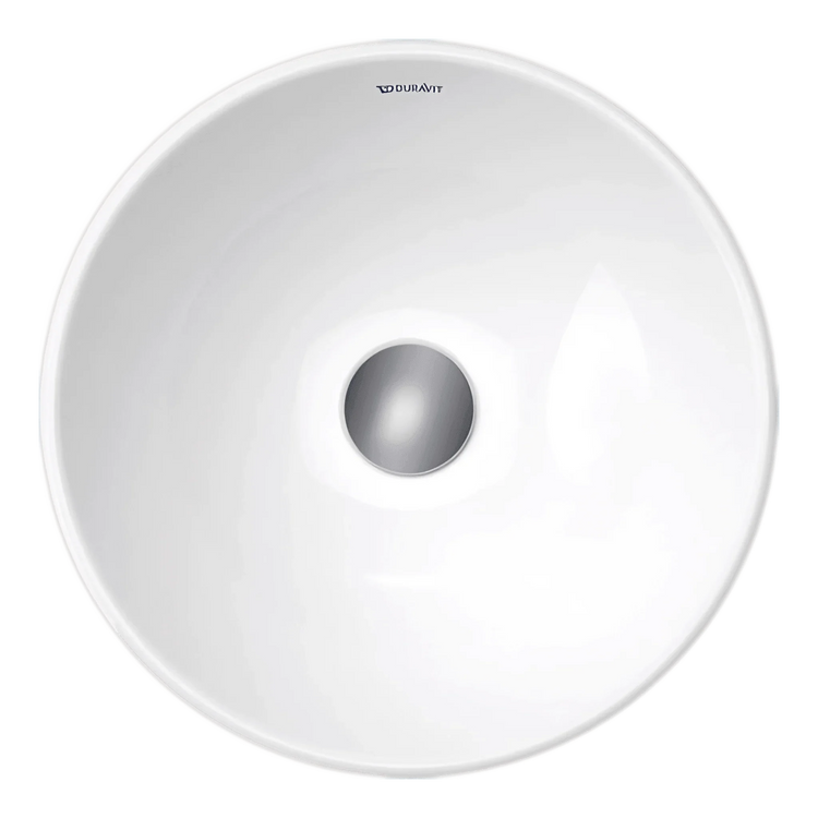 Duravit D-Neo round vessel sink in white