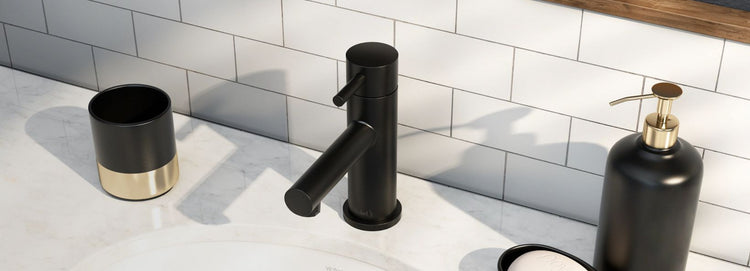 Riobel GS single handle lavatory faucet in black