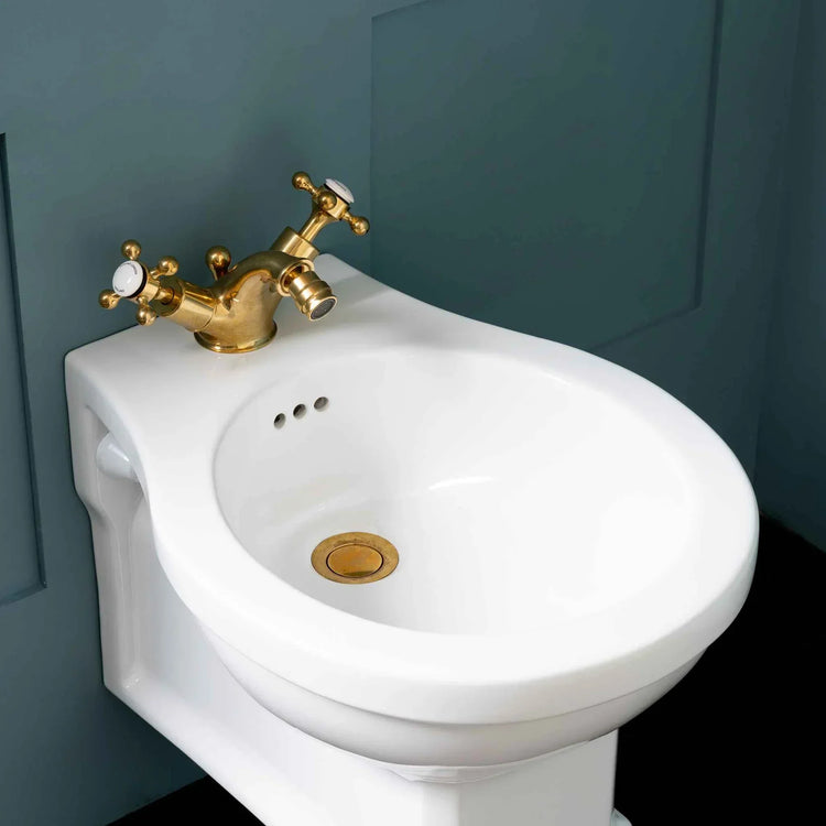 Bidet faucet with sprayer