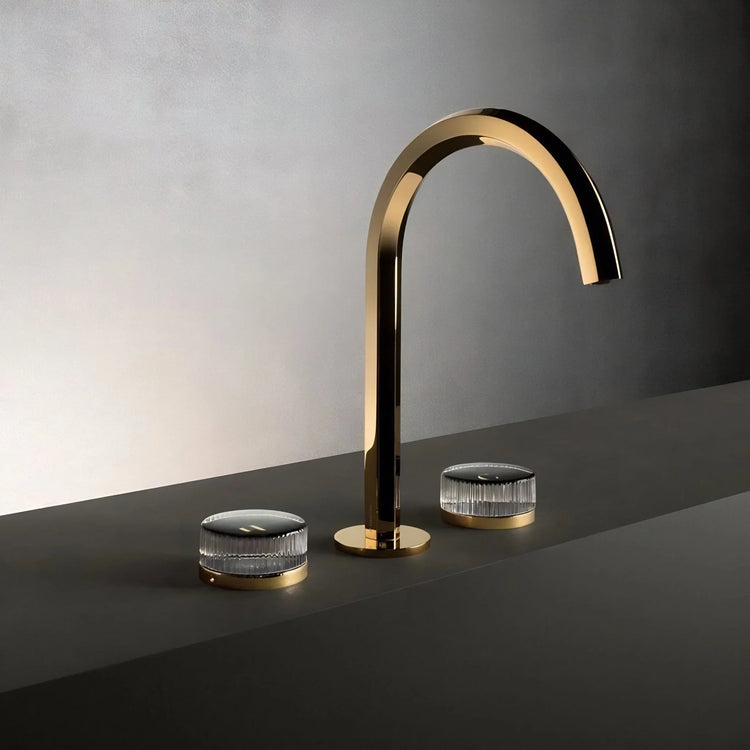 Bathroom vessel sink faucets