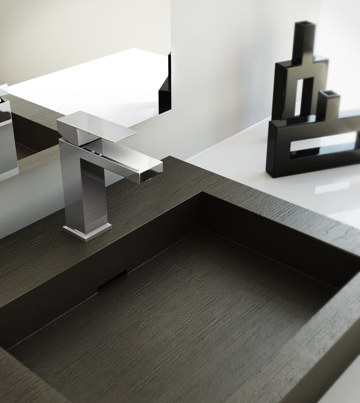 Baril Rec B05 lavatory faucet on a basin