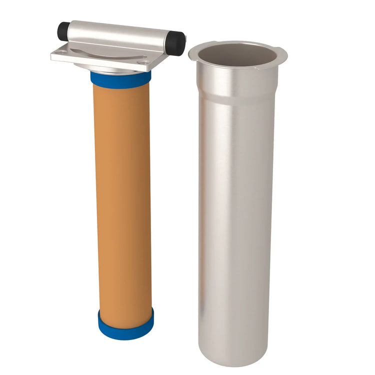 Perrin and Rowe Arolla inline water filter system with cartridge