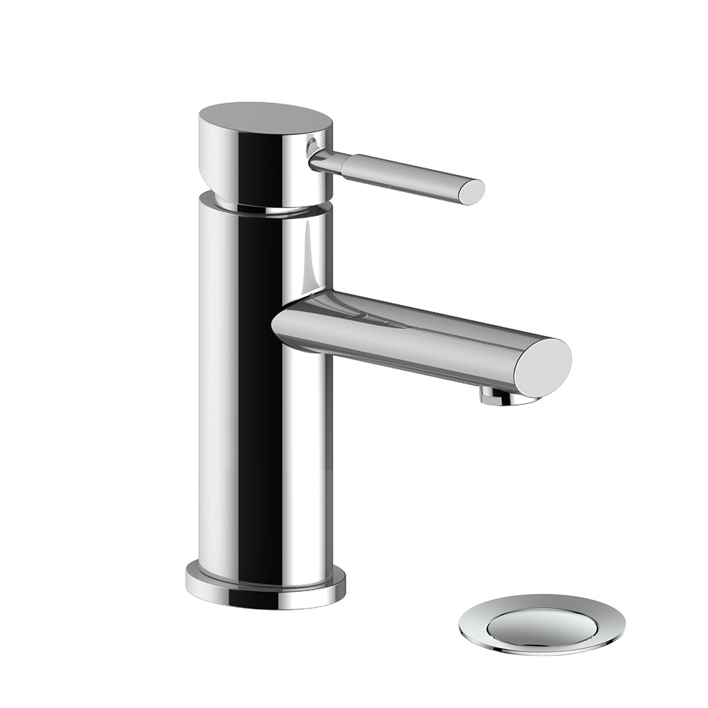 Vogt Worgl single hole lavatory faucet with pop-up drain