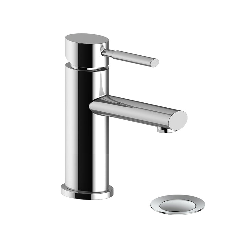 Vogt Worgl single hole lavatory faucet with pop-up drain