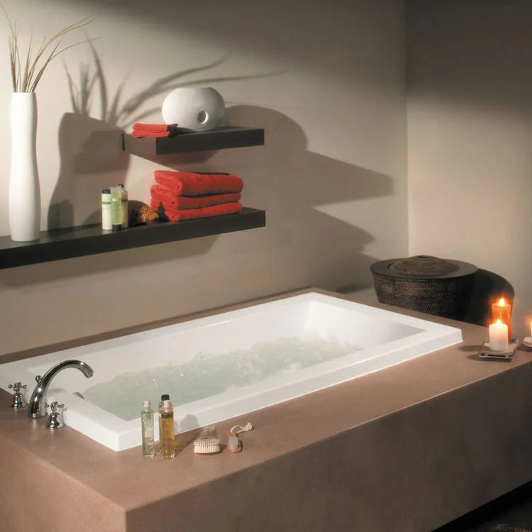 Maax Aiiki acrylic drop-in bathtub in white