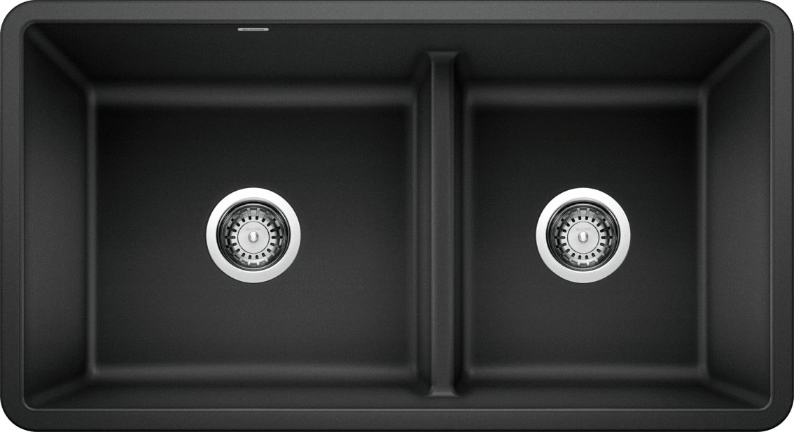 Blanco Precis U 1 3/4 Bowl Low Divide Undermount Kitchen Sink - Anthracite