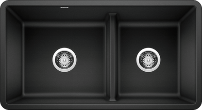 Blanco Precis U 1 3/4 Bowl Low Divide Undermount Kitchen Sink - Anthracite