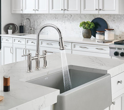 Blanco Empressa Pull-Down Bridge Kitchen Faucet 1.5 GPM