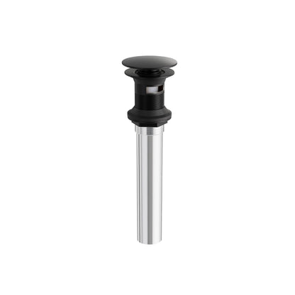 Aquabrass Xpress 11/4” Round Press Pop-up Drain with Overflow