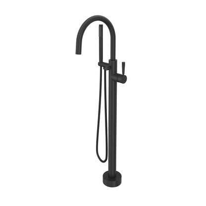 Rohl Graceline Knurled Single Hole Floor Mount Tub Filler Trim - TMB06HF1LM