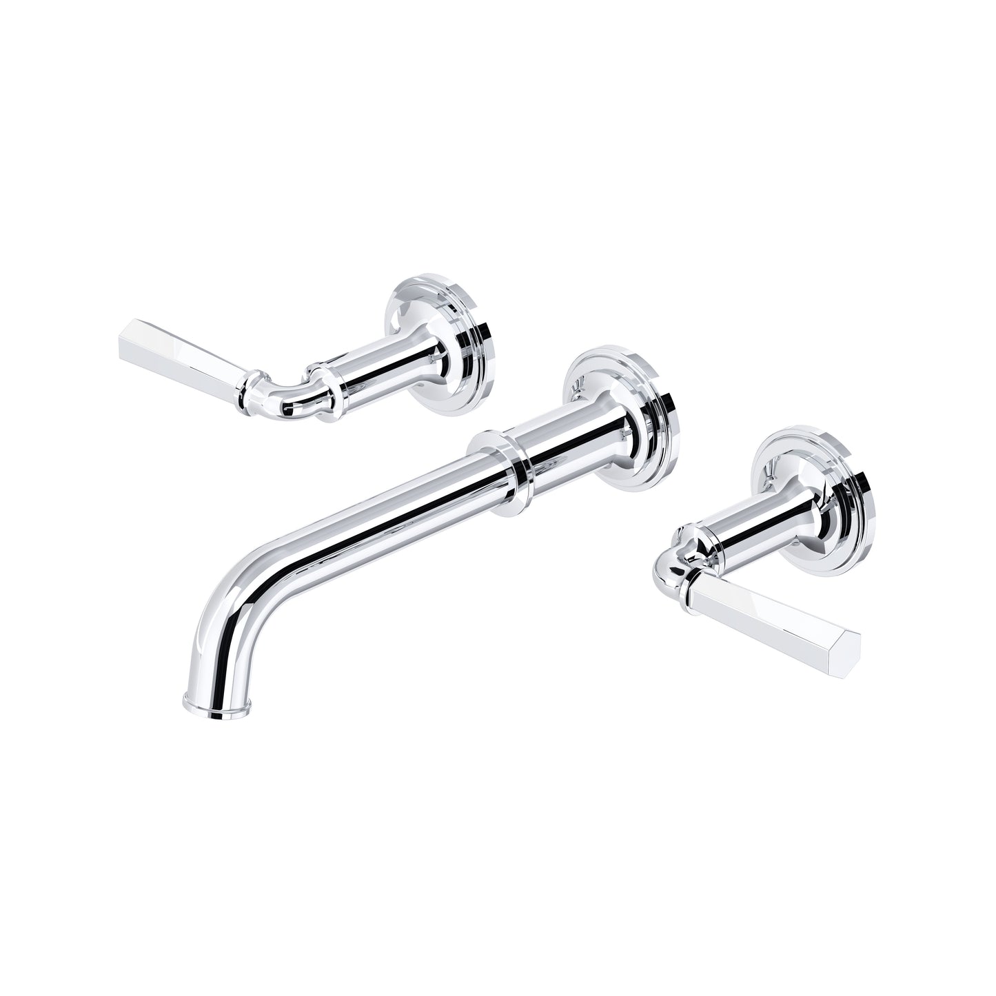 Rohl San Giovanni Wall Mount Lavatory Faucet Trim With Lever Handle - TSG08W3LM