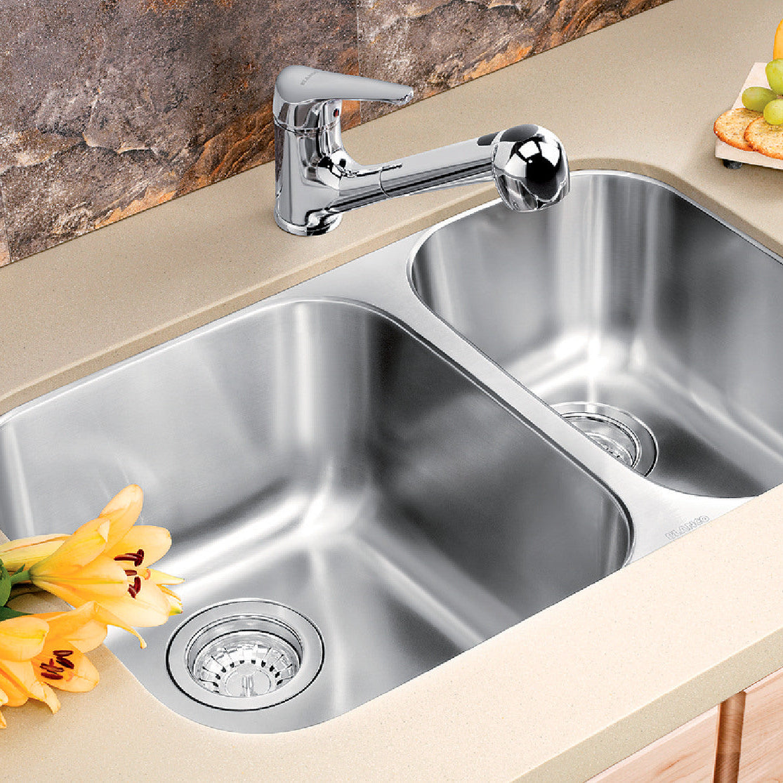 Blanco Essential U 1½ Undermount Stainless Steel Kitchen Sink