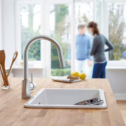 Grohe Concetto Single-Handle Pull Down Kitchen Faucet Dual Spray 1.75 GPM - 32665