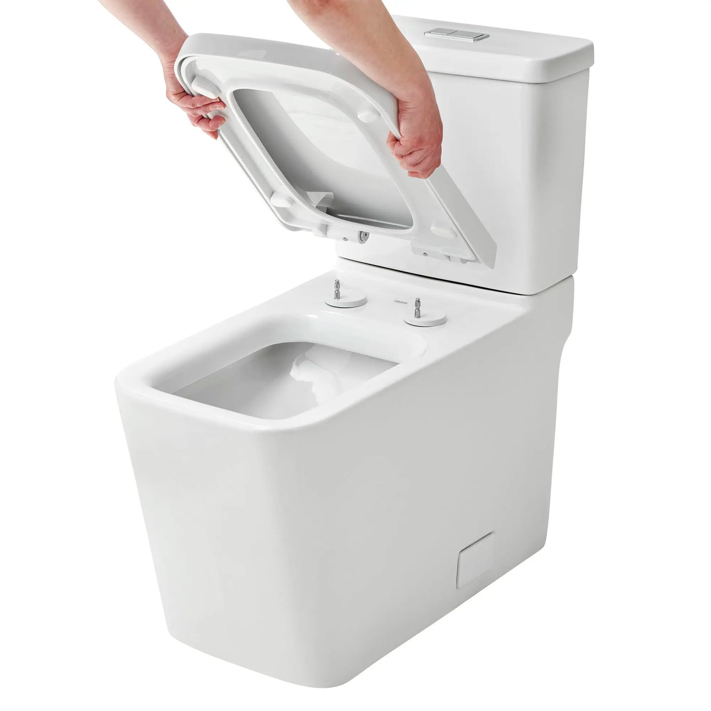 Grohe Eurocube Right Height Elongated Toilet Bowl with Seat - 39664