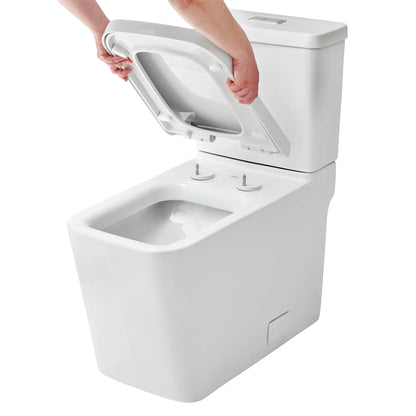Grohe Eurocube Right Height Elongated Toilet Bowl with Seat - 39664