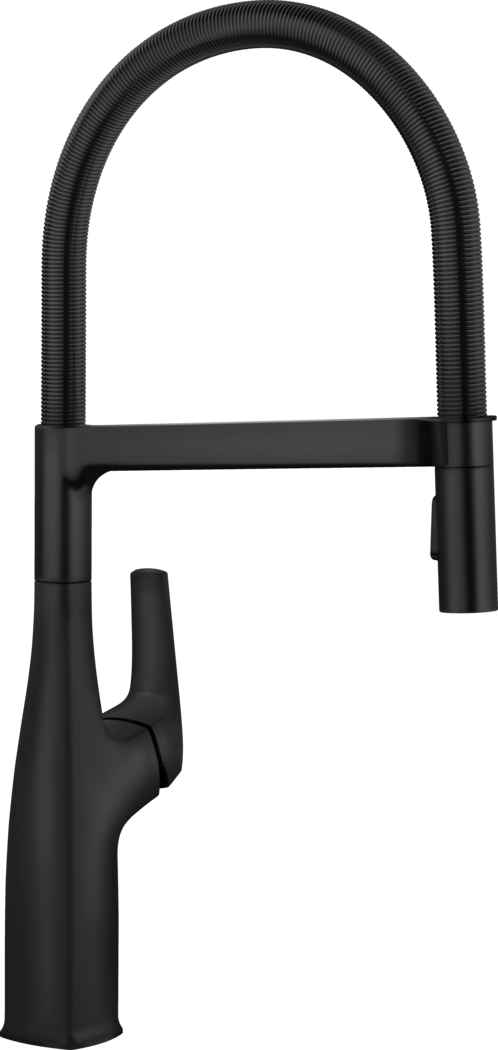 Blanco Rivana Semi-Pro Pull-Down Kitchen Faucet - Matte Black