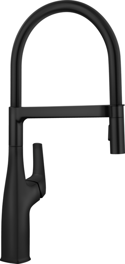 Blanco Rivana Semi-Pro Pull-Down Kitchen Faucet - Matte Black