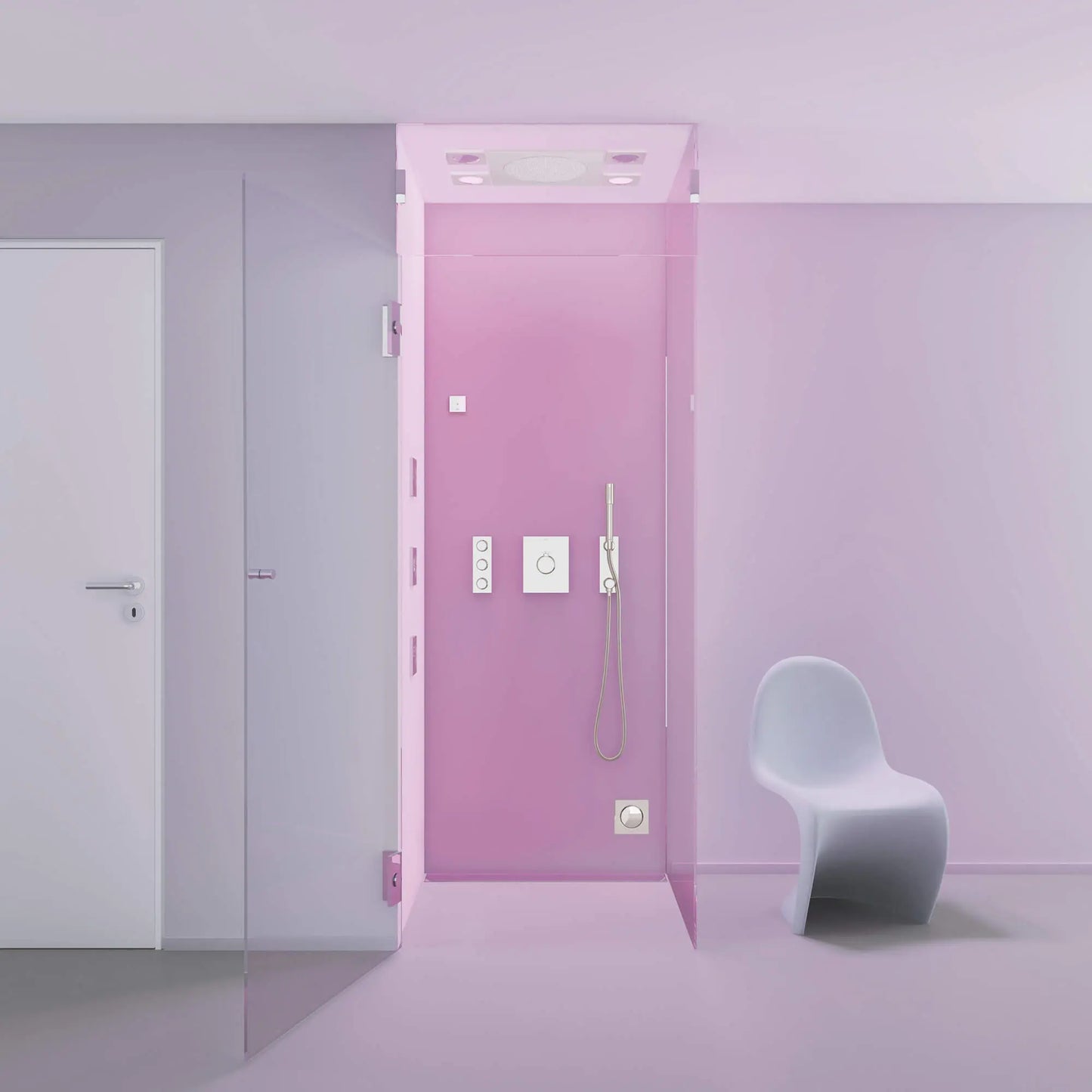 Grohe 10" Ceiling Shower Head - 1 Spray, 9.5 L/min (2.5 gpm) - 27468