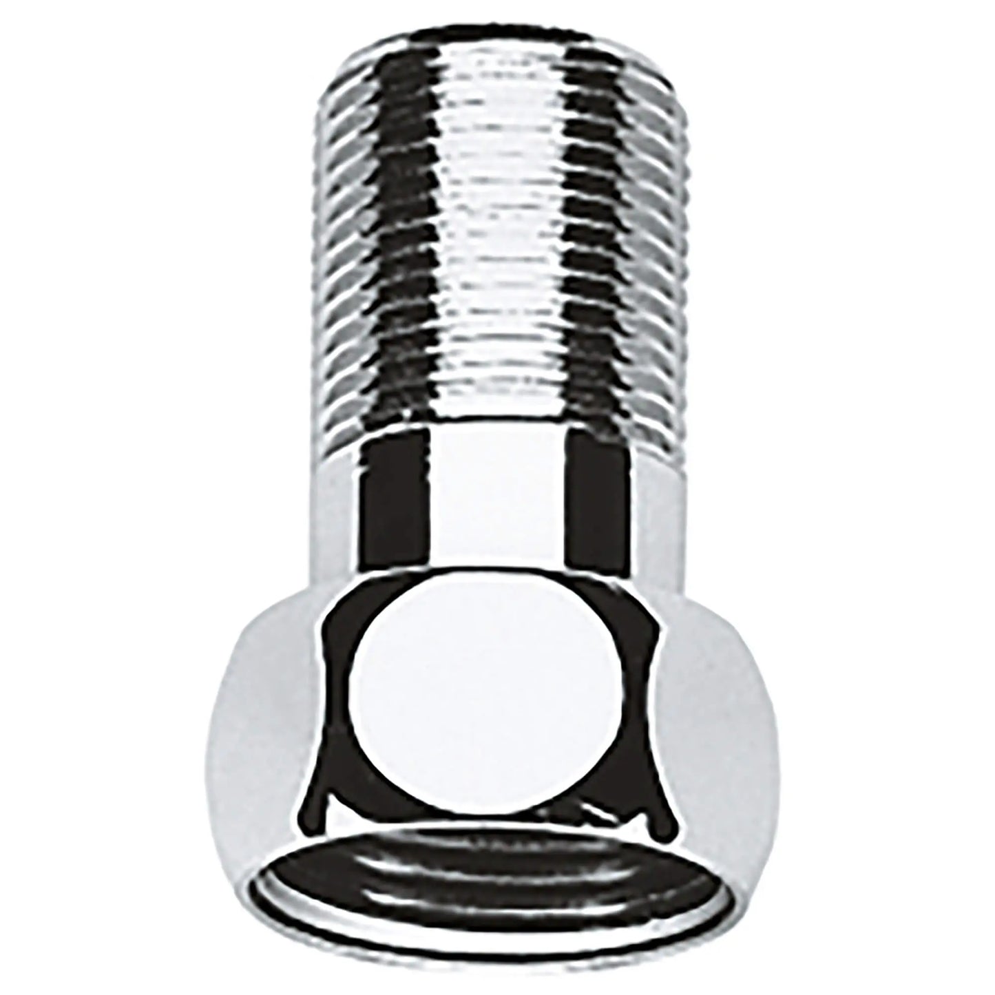 Grohe Grohtherm Straight Union (1-1/4" With 1-1/2" Nut) - 12424