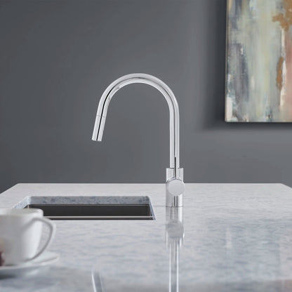 Grohe Concetto Single-Handle Pull Down Kitchen Faucet Dual Spray 1.75 GPM - 32665