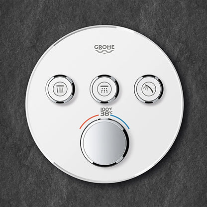 Grohe Grohtherm SmartControl Triple Function Thermostatic Valve Trim - 29138