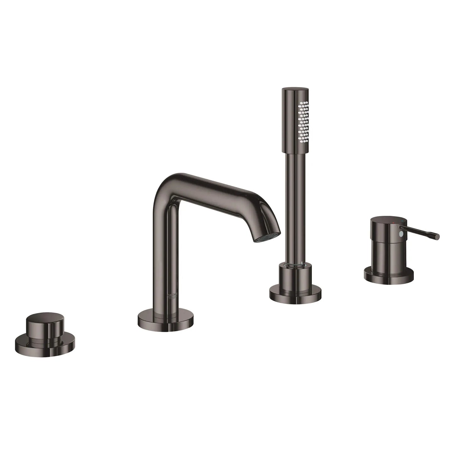 Grohe Essence 4-Hole Single-Handle Deck Mount Roman Tub Faucet with 6.6 L/min (1.75 gpm) Hand Shower - 19578