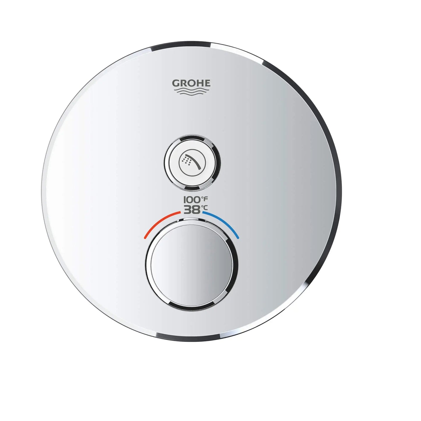 Grohe Grohtherm SmartControl Single Function Thermostatic Valve Trim - 29136