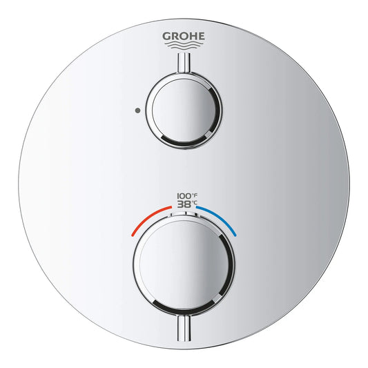 Grohe Single Function 2-Handle Thermostatic Valve Trim - 24107