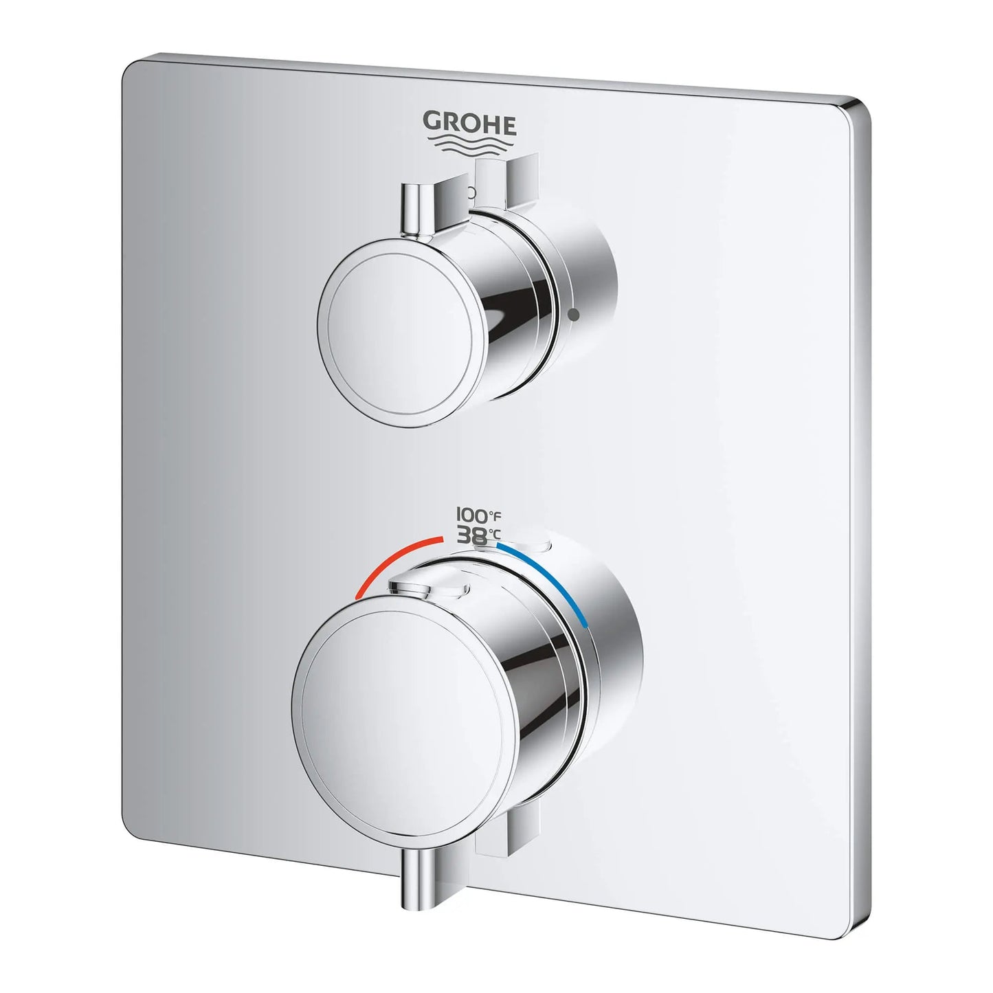 Grohe Grohtherm Dual Function 2-Handle Thermostatic Valve Trim - 24111