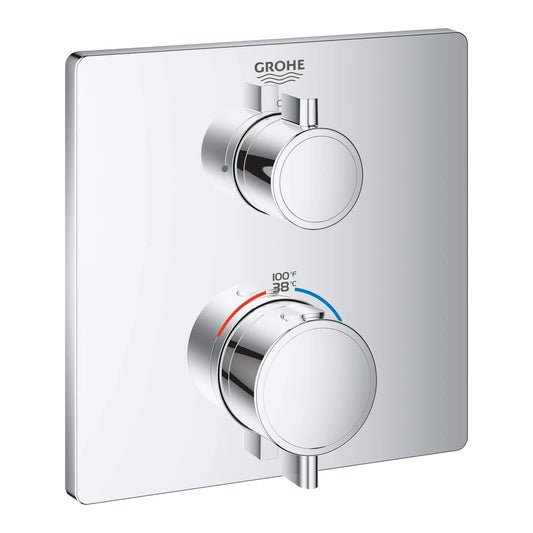 Grohe Grohtherm Dual Function 2-Handle Thermostatic Valve Trim - 24111