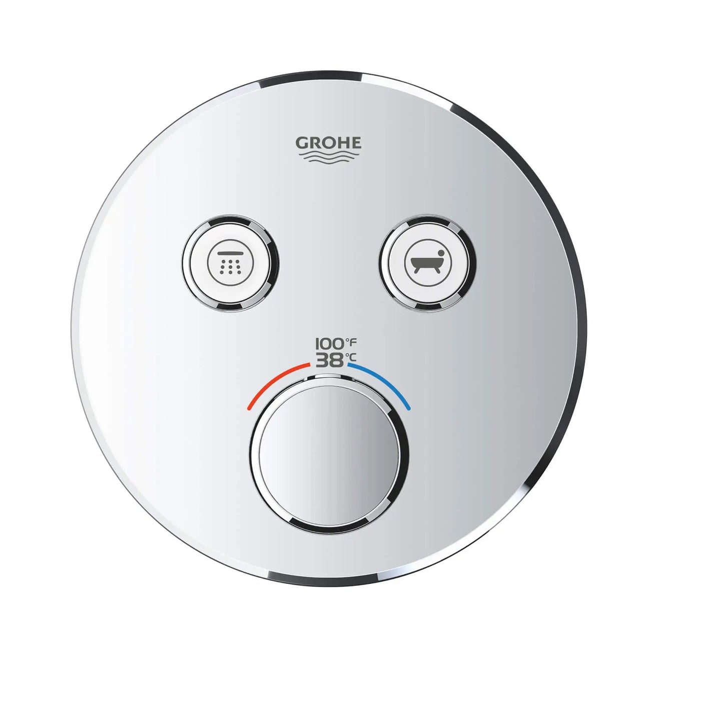 Grohe Grohtherm SmartControl Dual Function Thermostatic Valve Trim - 29137