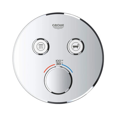 Grohe Grohtherm SmartControl Dual Function Thermostatic Valve Trim - 29137