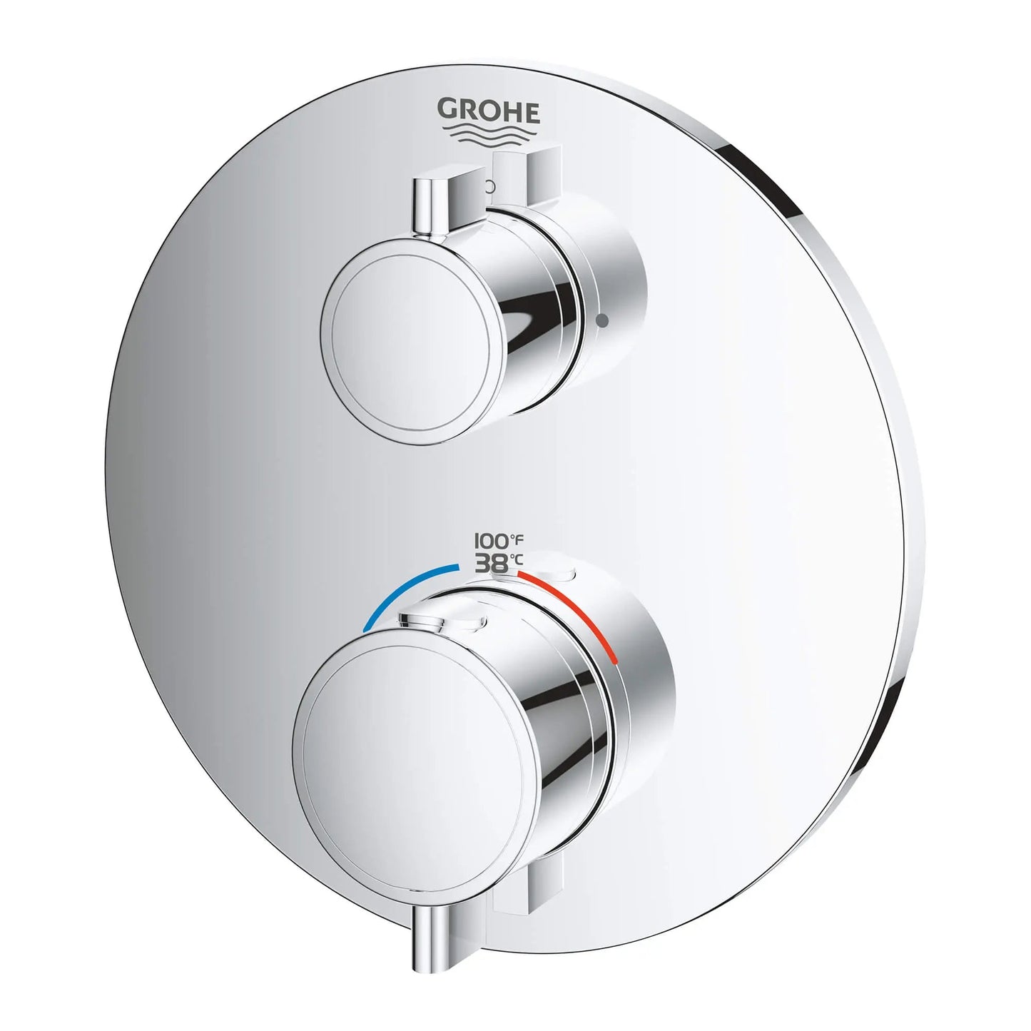 Grohe Grohtherm Dual Function 2-Handle Thermostatic Valve Trim - 24133