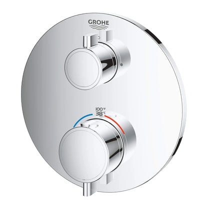Grohe Grohtherm Dual Function 2-Handle Thermostatic Valve Trim - 24133