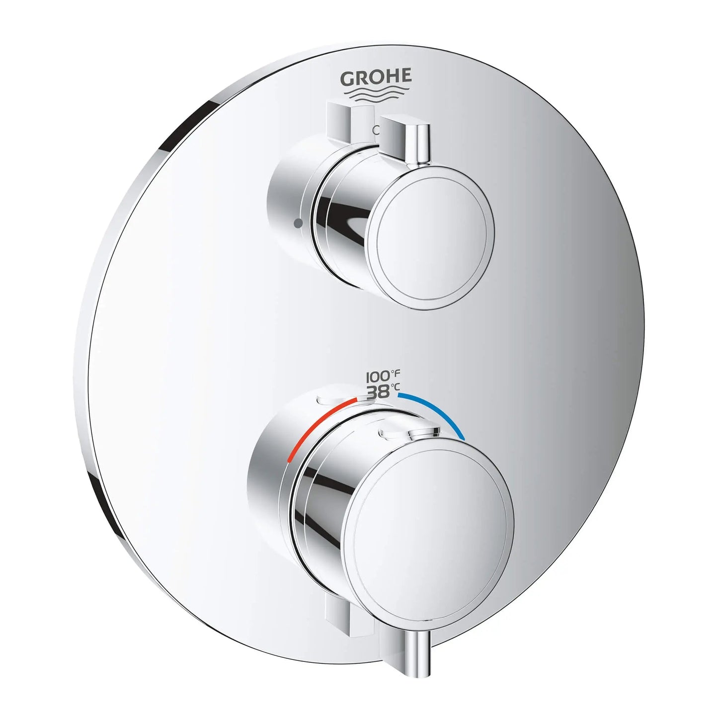 Grohe Grohtherm Dual Function 2-Handle Thermostatic Valve Trim - 24133
