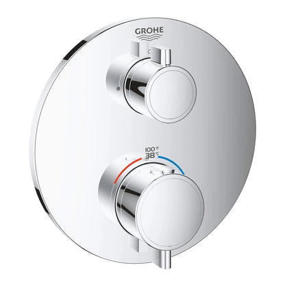 Grohe Grohtherm Dual Function 2-Handle Thermostatic Valve Trim - 24133