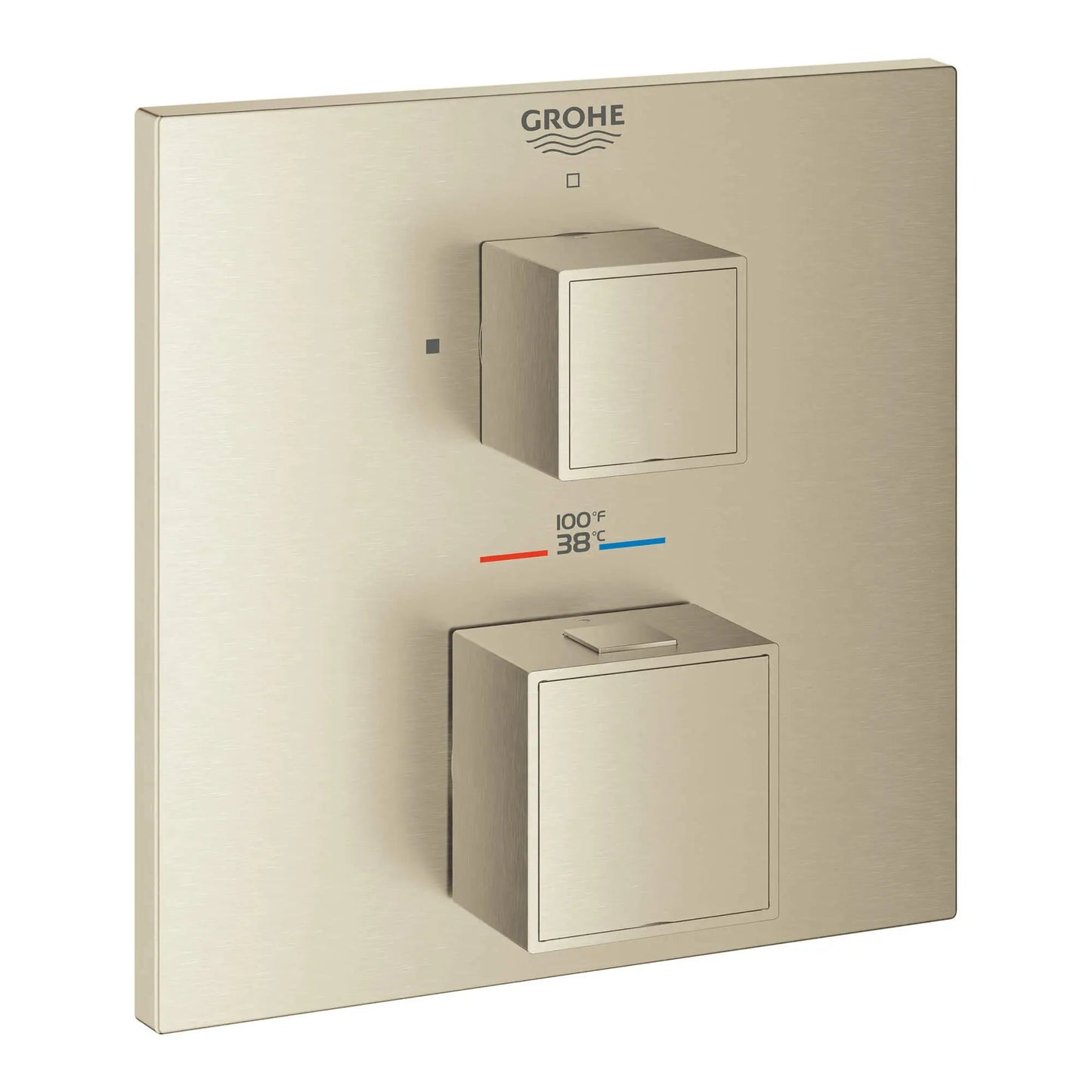 Grohe Grohtherm Cube Dual Function 2-Handle Thermostatic Valve Trim - 24158