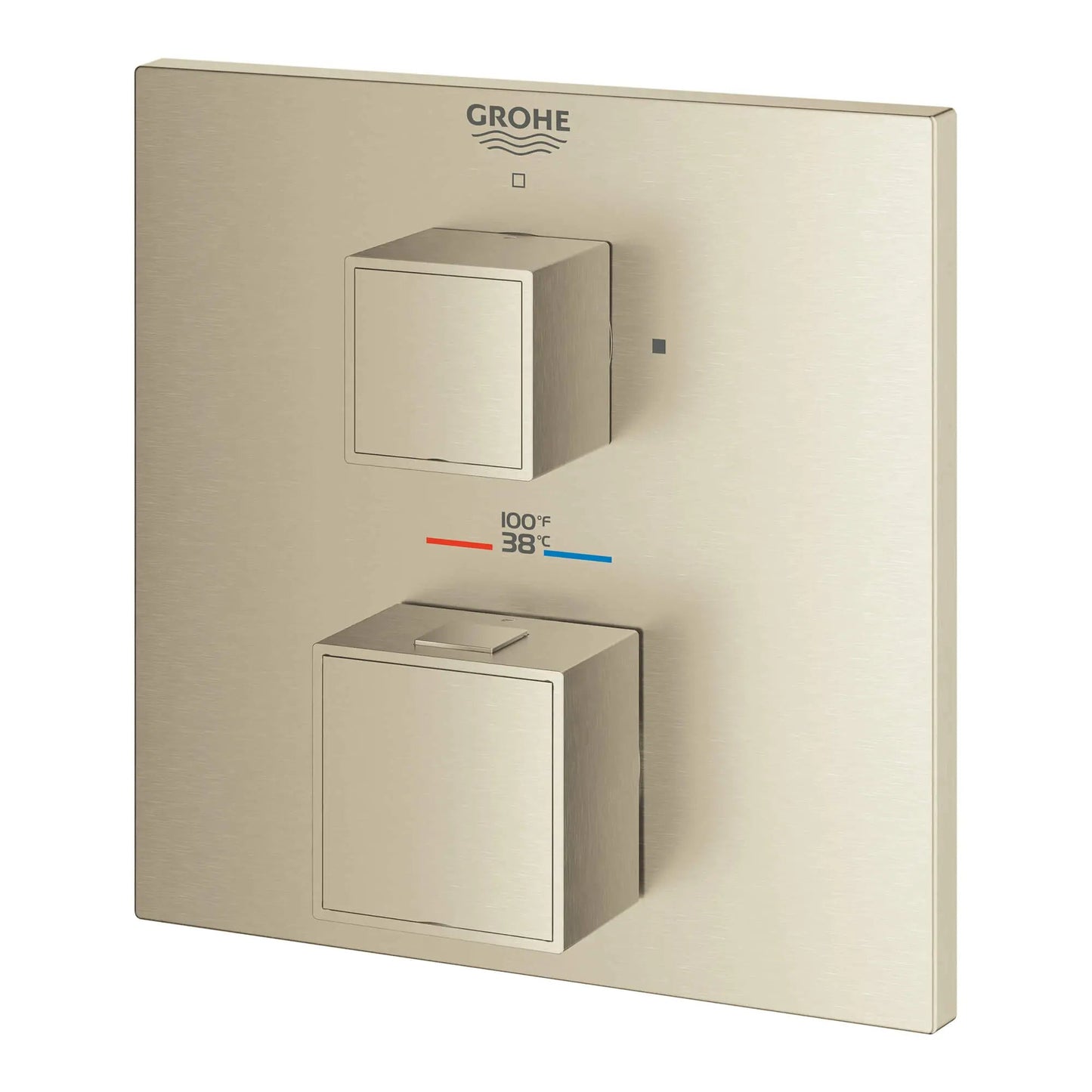 Grohe Grohtherm Cube Dual Function 2-Handle Thermostatic Valve Trim - 24158
