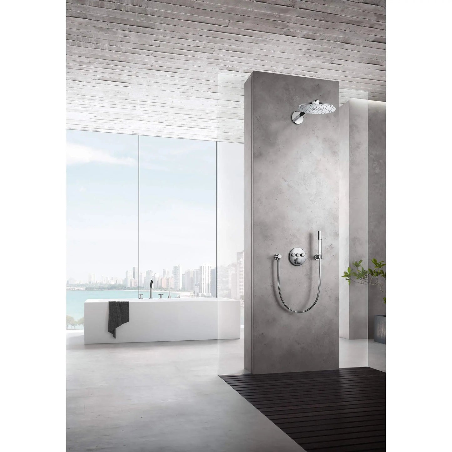 Grohe Grohtherm SmartControl Triple Function Thermostatic Valve Trim - 29138