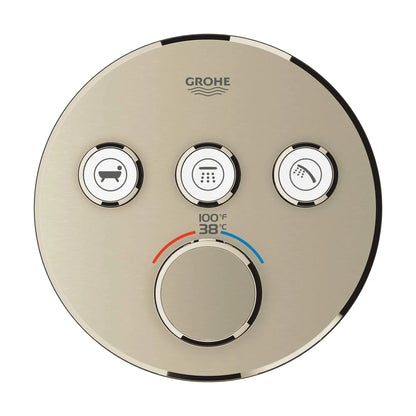 Grohe Grohtherm SmartControl Triple Function Thermostatic Valve Trim - 29138