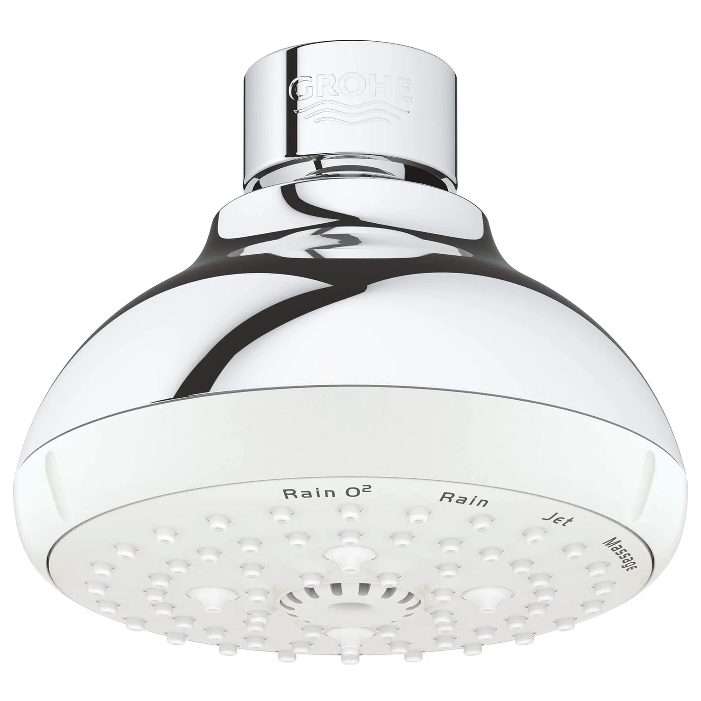 Grohe Tempesta 100 Shower Head, 4" - 4 Sprays, 6.6 L/min (1.75 gpm) - 26044