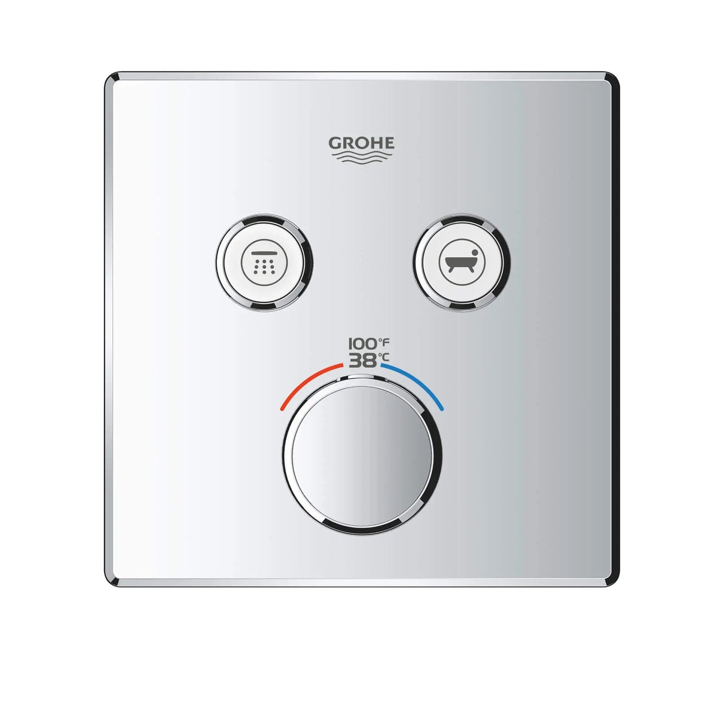 Grohe Grohtherm SmartControl Dual Function Thermostatic Valve Trim - 29141