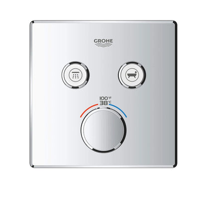 Grohe Grohtherm SmartControl Dual Function Thermostatic Valve Trim - 29141