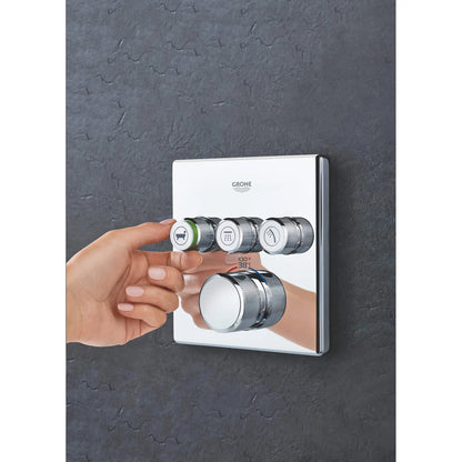 Grohe Grohtherm Smartcontrol Triple Function Thermostatic Valve Trim - 29142