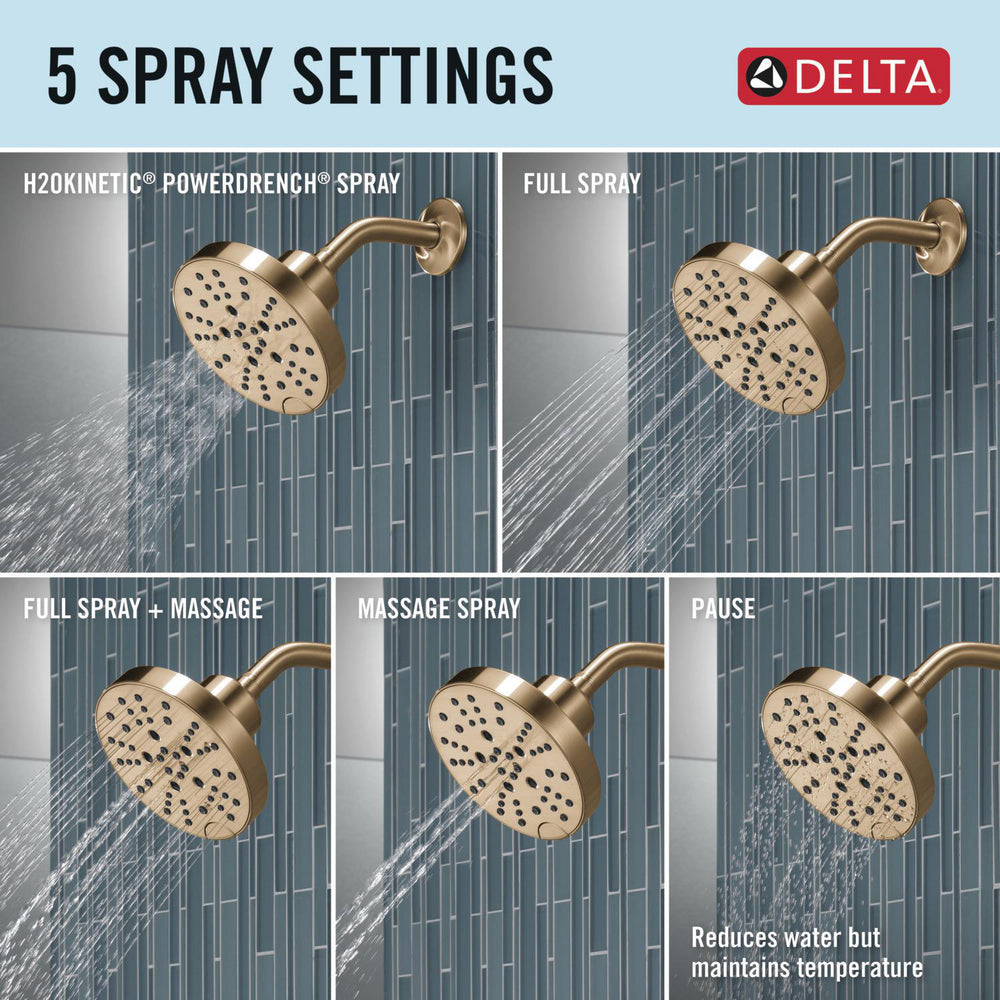 Delta Nicoli Monitor 14 Series H2Okinetic Shower - 142749