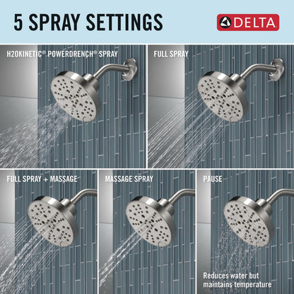 Delta Nicoli Monitor 14 Series H2Okinetic Shower - 142749